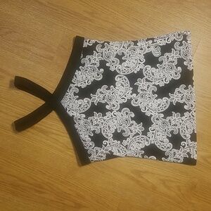 INC silky paisley top